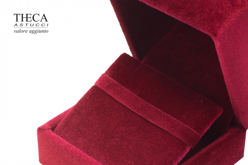 Brillante classic presentation box for ring earring 75x72x66 red - BRC0320 - Photo 5