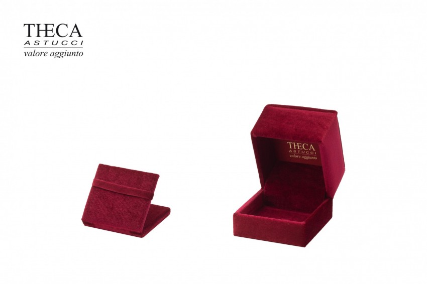 Brillante classic presentation box for ring earring 75x72x66 red - BRC0320 - Photo 3