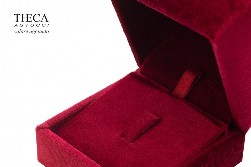 Brillante classic presentation box for ring earring 75x72x66 red - BRC0320 - Photo 6