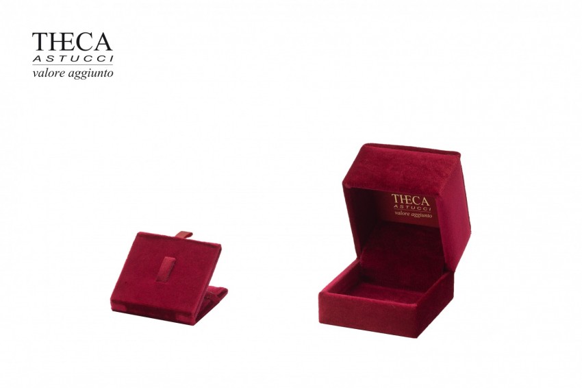 Brillante classic presentation box for ring earring 75x72x66 red - BRC0320 - Photo 2