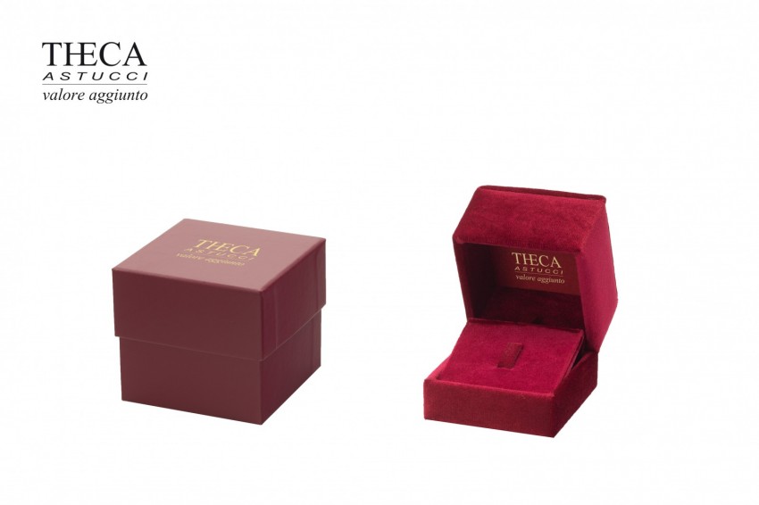 Brillante classic presentation box for ring earring 75x72x66 red - BRC0320 - Photo 4