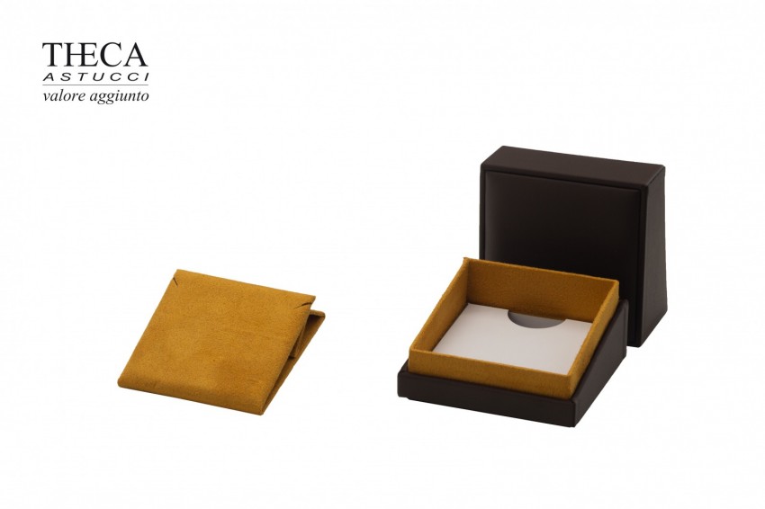 Maldive presentation box for earrings ring pendant 70x70x70 brown - M653770 - Photo 4