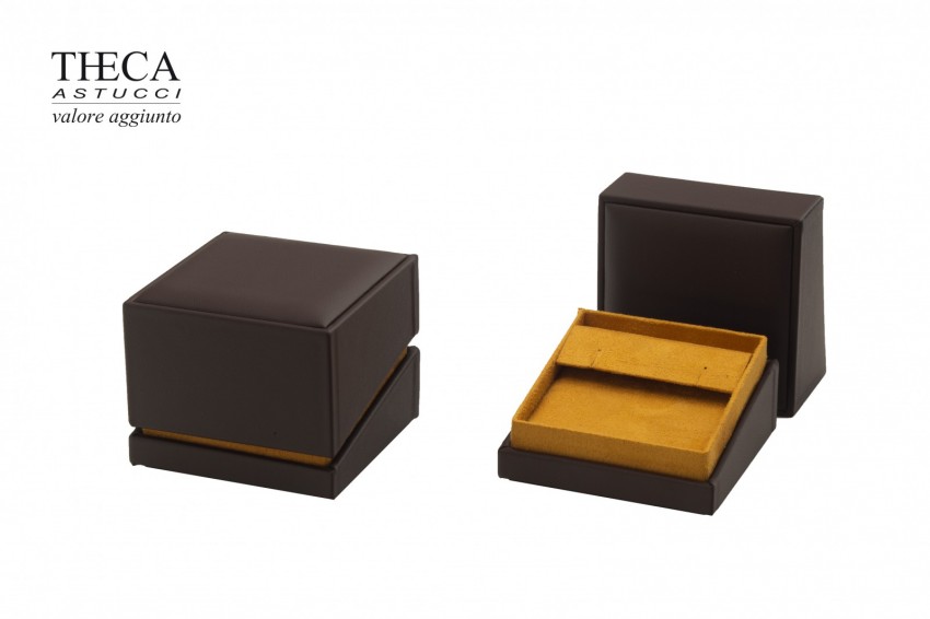 Maldive presentation box for earrings ring pendant 70x70x70 brown - M653770 - Photo 2