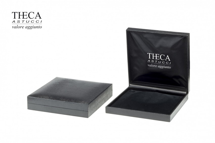 Presentation boxes Premium presentation boxes Theca black Theca black presentation box for necklace 160x160x37