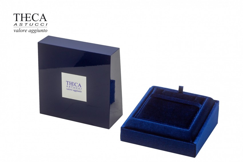 Presentation boxes Luxury presentation boxes Oceano Oceano presentation box for pendant earrings 92x92x75 navy