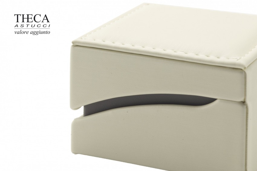 Sara astuccio per anello orecchini 70x70x50 bianco - 4325250 - Foto 4