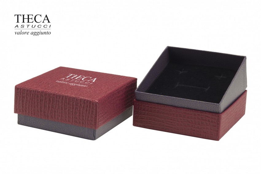 Sabra presentation box for pendant 90x90x40 burgundy - SAB1621 - Photo 1