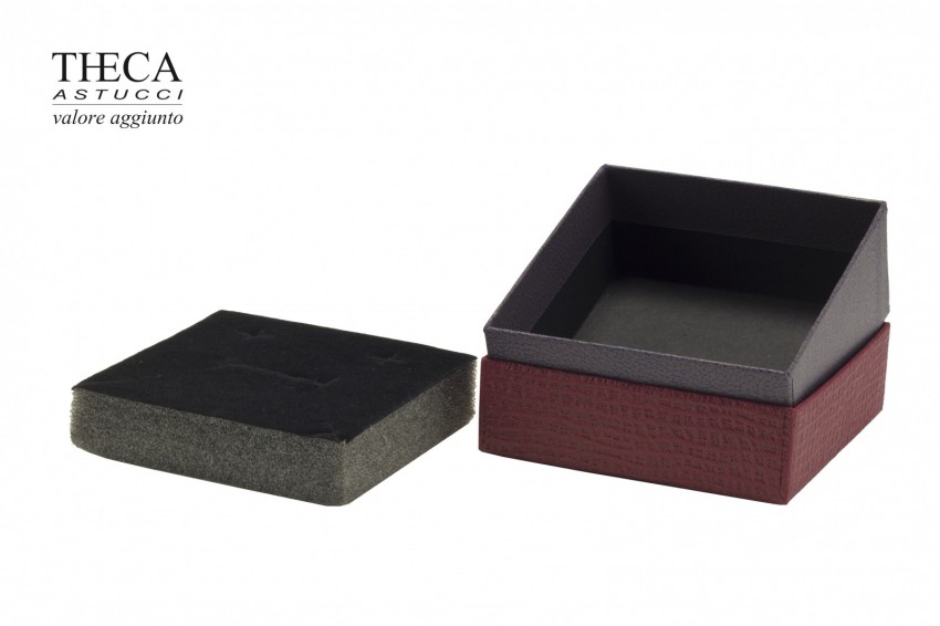Sabra presentation box for pendant 90x90x40 burgundy - SAB1621 - Photo 2