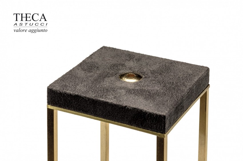 Bella jewelry display base 62x62x50 brass - grey - BEL1130 - Photo 2