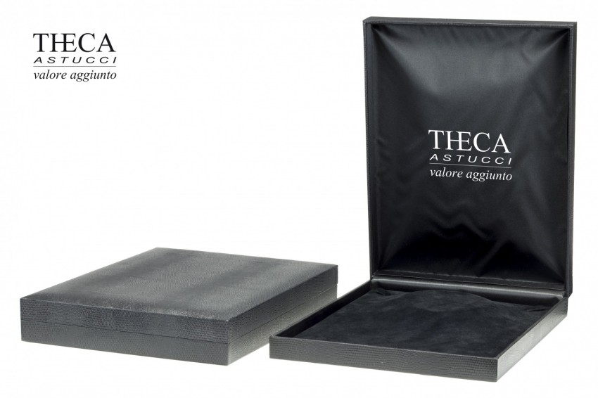 Astucci per gioielli Astucci rivestiti Theca black Theca black astuccio per collana 230x300x45 …