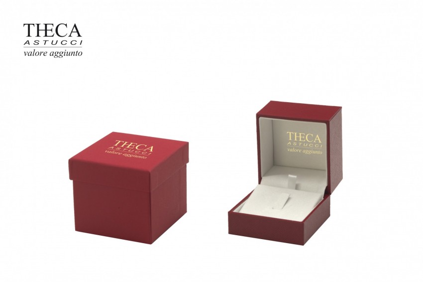 Theca lusso presentation box for ring 47x52x48 red - R340420 - Photo 1