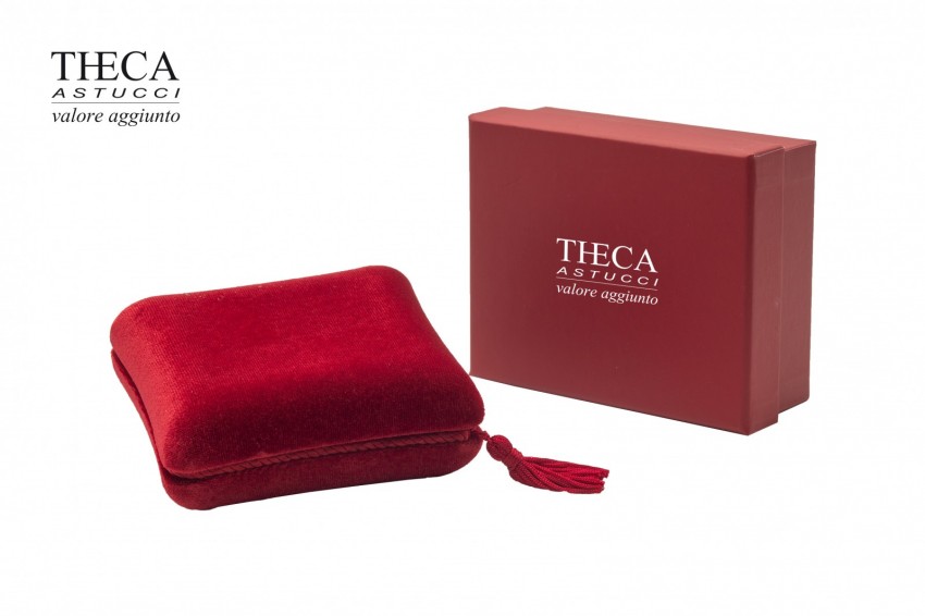 Astucci per gioielli Astucci lusso Tiara Tiara astuccio per anello pendente 107x90x47 rosso