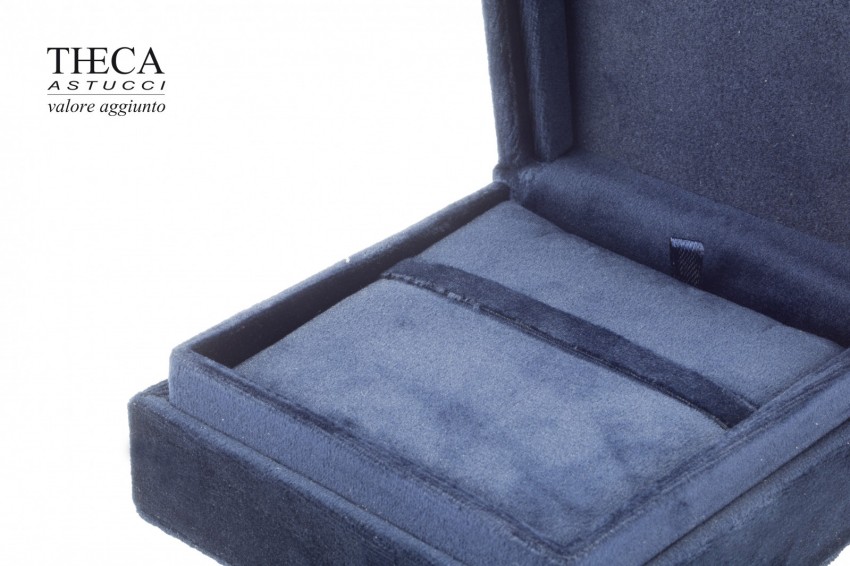 Onyx presentation box for earring pendant 105x105x55 navy - HO13740 - Photo 3