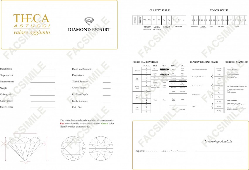 Goccia astuccio per blister e certificato gemmologico 240x130x30 - KIL0150 - Foto 3