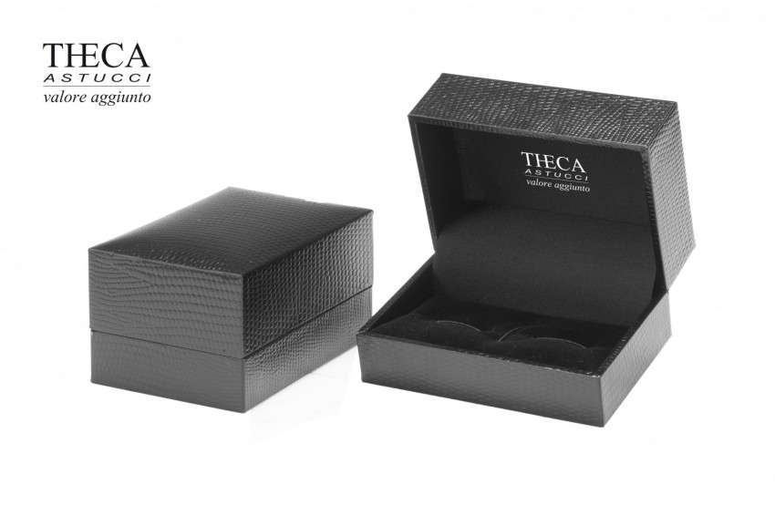 Gentleman presentation box for mens cufflink money clip 74x50x40 black - UOM6410 - Photo 1