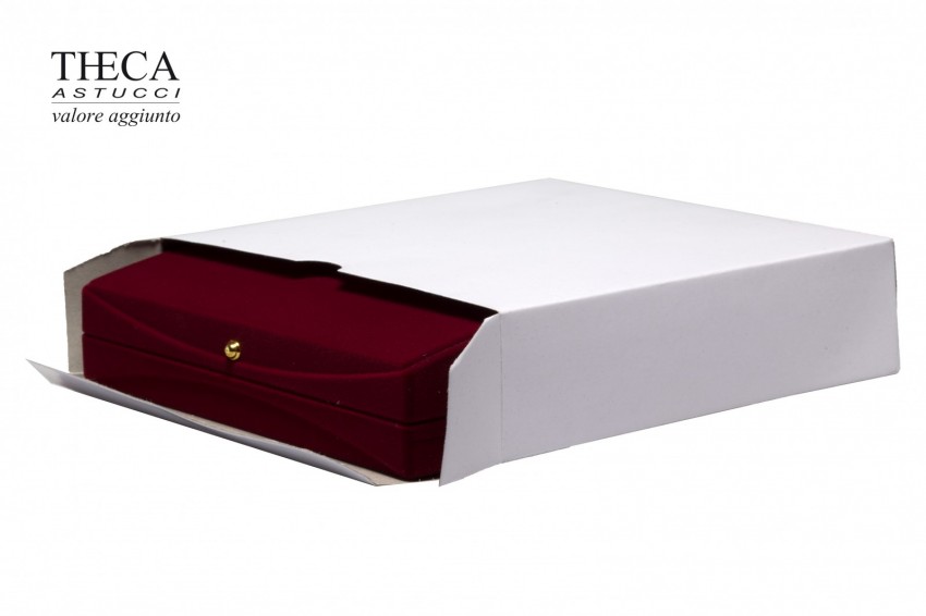 Flora astuccio per collana 165x165x48 rosso - 8514720 - Foto 3