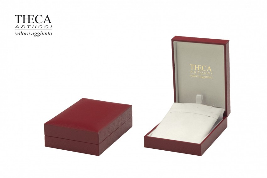 Theca lusso scatola per pendente orecchini 73x100x30 rosso - R343820 - Foto 2