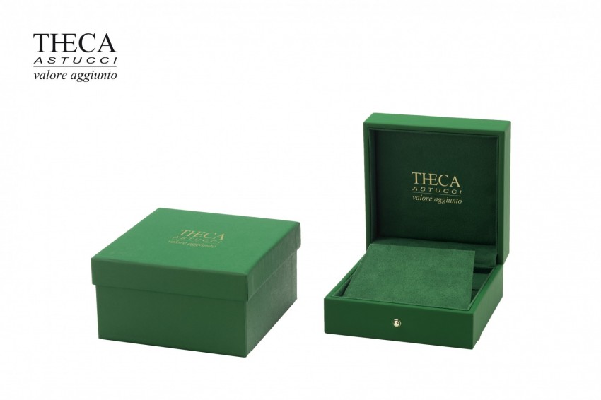 London astuccio per pendente orecchini 104x104x51 verde - LON3760 - Foto 1