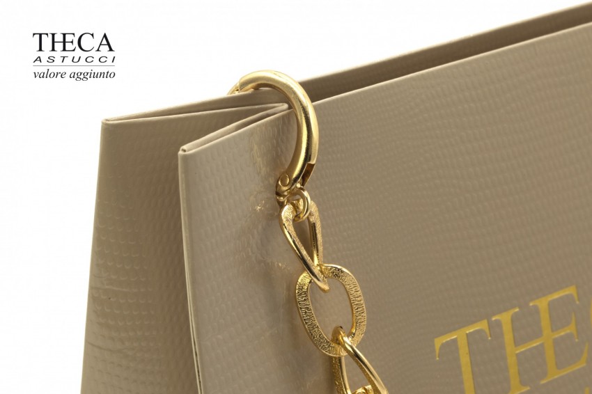 Chain lusso shopper per gioielleria 26+12,5x22 - CHA2635 - Foto 3