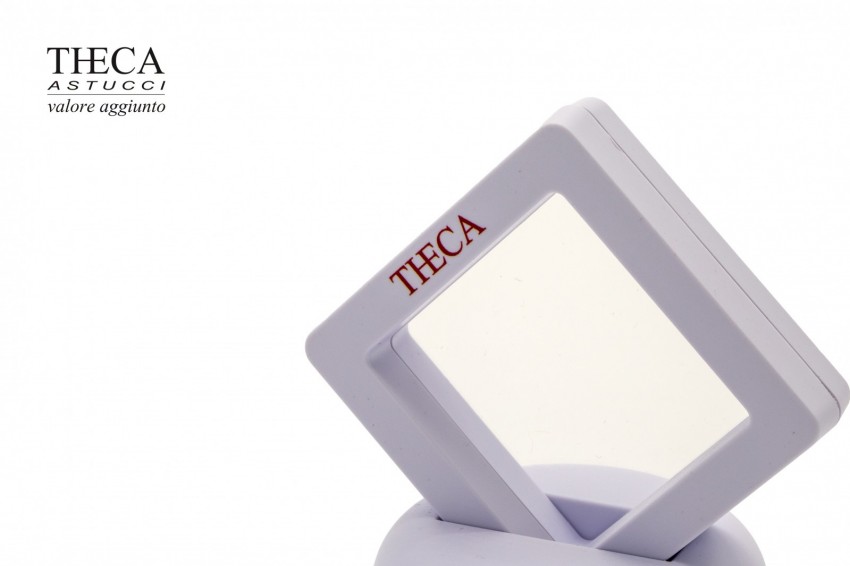 Monete twin astuccio per moneta con finestra e stativo 50x50x12 - MOT1250 - Foto 3