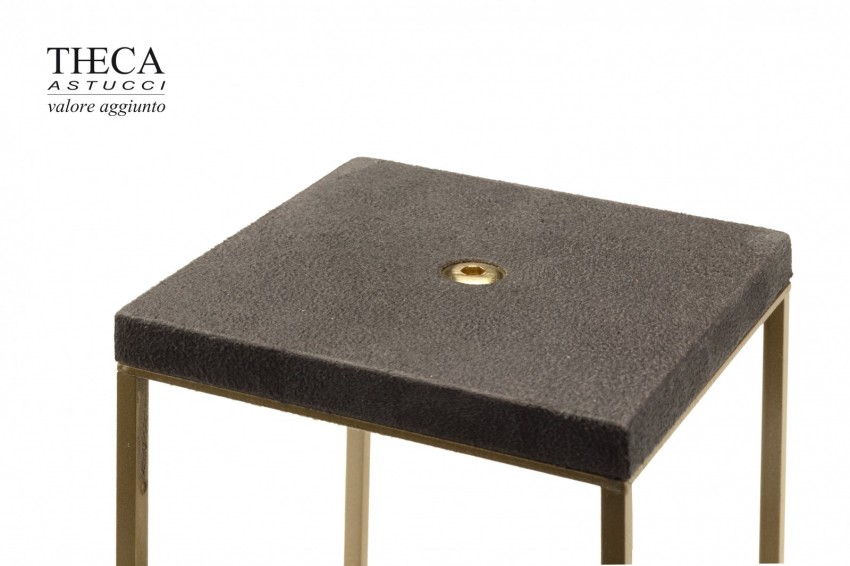 Bella jewelry display base 90x90x150 brass - grey - BEL1730 - Photo 2