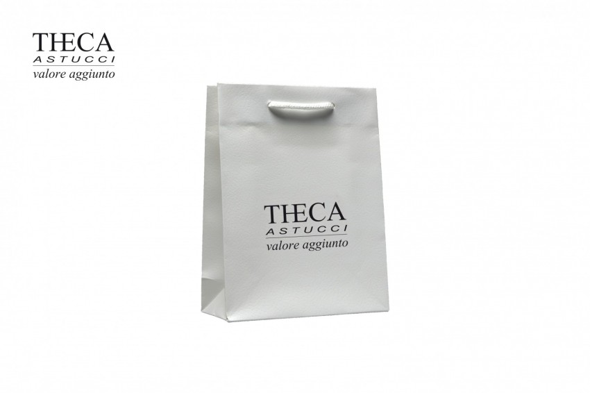 Jewelry gift bags Luxury carrier bags Via Spiga Viaspiga gift bag 17+7x22 white
