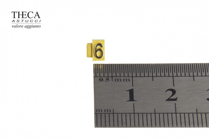 Snap lux segnaprezzi componibili colore oro numeri nero - SNL5681 - Foto 3