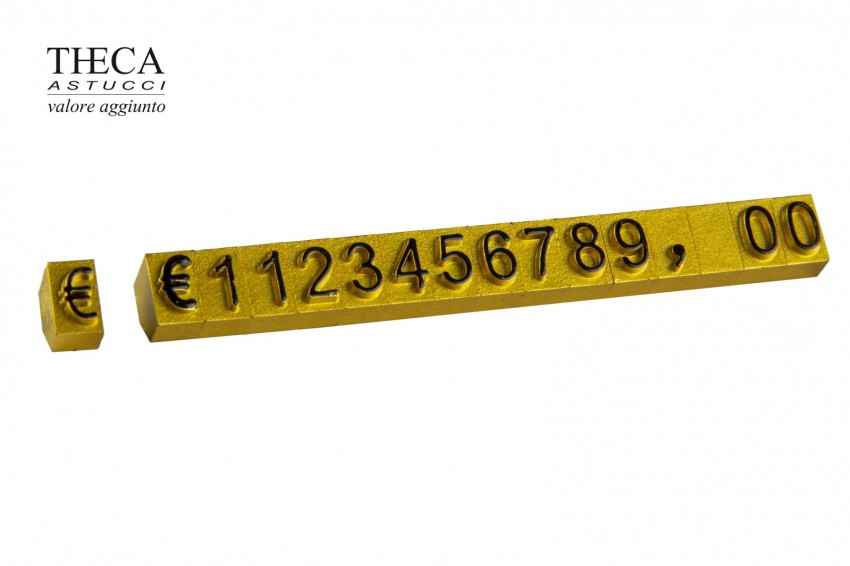 Snap lux segnaprezzi componibili colore oro numeri nero - SNL5681 - Foto 2