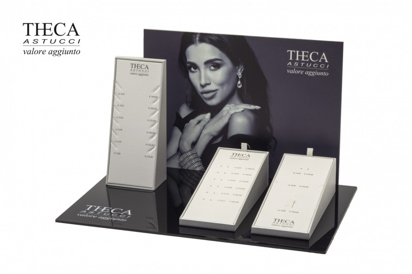 Milena display for jewelry collection with photo 360x240x297 black - QKI9110 - Photo 1