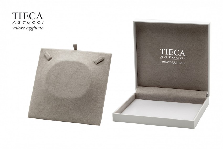 Luxor clear presentation with gift bag box for necklace 159x159x37white - LUC4750 - Photo 4