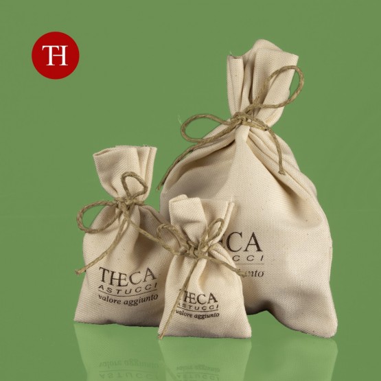 Natural cotton drawstring pouch Natural cotton drawstring pouch