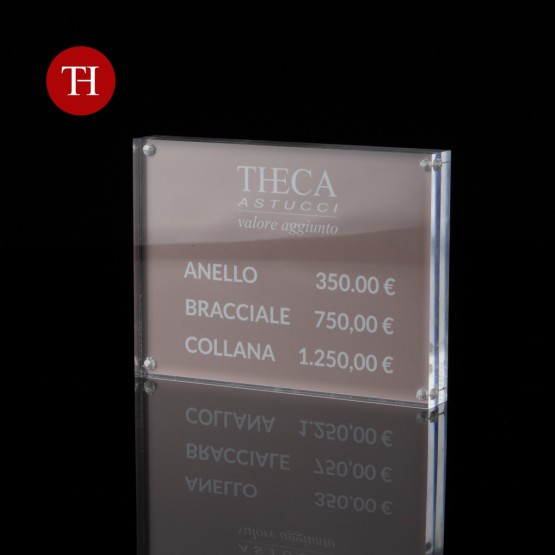 Targhette personalizzate porta cartellino
