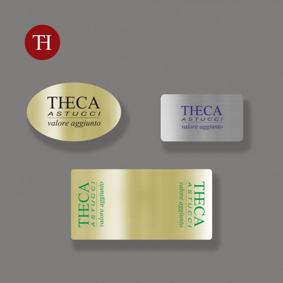 Metalized polyester labels