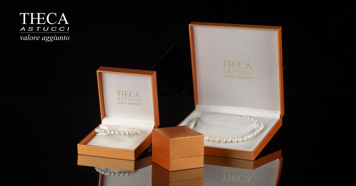 Jewelry box for pearls Theca Astucci
